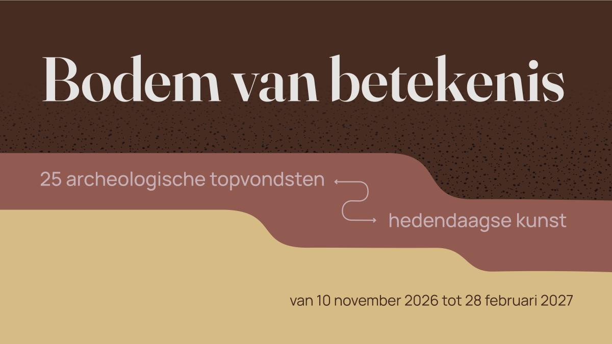 Campagnebeeld met tekst Bodem van betekenis
